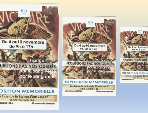 Du 4 au 10 novembre 2024 EXPOSITION « Marseille 1938/1948, une décennie emblématique » Mairie 13/14